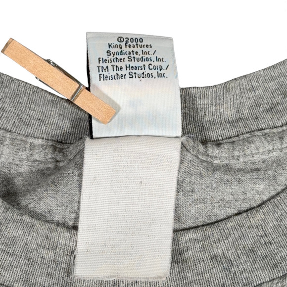 Vintage Betty Boop Shirt Adult MEDIUM Gray Queen Shopping All About Me Toon Y2K - Picture 4 of 8